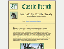 Tablet Screenshot of castleffrench.com